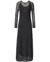 Fabiana Filippi - Lurex Crochet Knitted Dress - Lyst