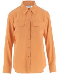 Equipment - Signature Shirt With Pointed Collar - Lyst