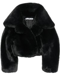 Acne Studios - Fluffy Faux Fur Jacket - Lyst