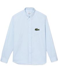 Lacoste - Relaxed Fit Striped Shirt - Lyst
