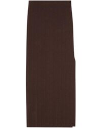 REMAIN Birger - Christensen Side Slit Midi Skirt - Lyst