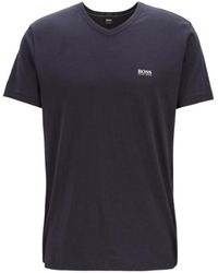 BOSS - V-Collar T-Shirt - Lyst