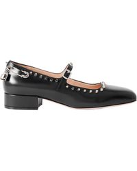Bally - Belkys Embellished Studded Leather Mary Jane Pumps - Lyst