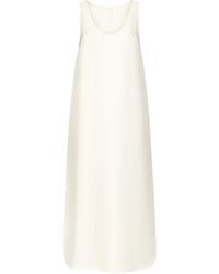 Loulou de Saison - Nada Side-Split Slip Midi Dress - Lyst