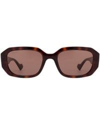 Gucci - Eyewear Rectangular Frame Sunglasses - Lyst
