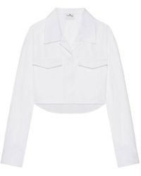 Courreges - Shirt 2-Pocket Poplin Crop - Lyst