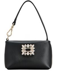 Roger Vivier - Rv Nightlily Buckle Embellished Shouder Bag - Lyst