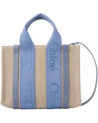 Chloé - Chloé Woody Small Tote Bag - Lyst