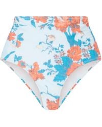 Erdem - Floral-Print Bikini Bottom - Lyst