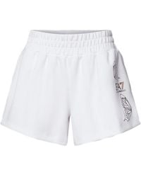 EA7 - Logo Printed Shorts - Lyst