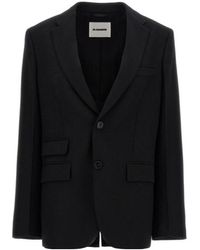 Jil Sander - Single-Breasted Tailored Blazer - Lyst