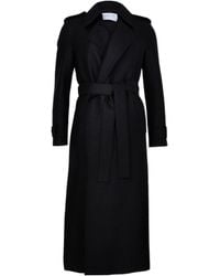 Harris Wharf London - Belted Coat - Lyst