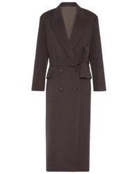 Brunello Cucinelli - Virgin Wool-Cashmere Belted Trench Coat - Lyst