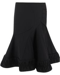 Dries Van Noten - Flared Midi Skirt - Lyst
