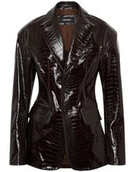 DSquared² - Crocodile-Embossed Blazer - Lyst