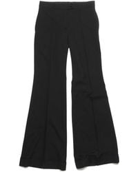Acne Studios - Mid-Rise Flared Trousers - Lyst