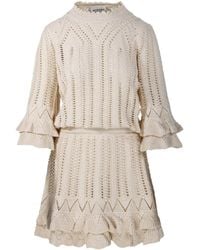 Isabel Marant - Norma Short Dress With Ruffles - Lyst