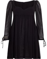 Philosophy Di Lorenzo Serafini - Pleated Chiffon Minidress - Lyst