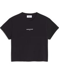 Maison Kitsuné - Maison Kitsuné Logo Embroidered T-Shirt - Lyst