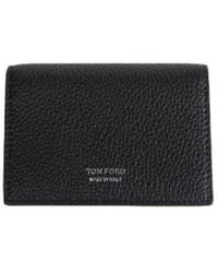 Tom Ford - T Line Embossed Card Wallet - Lyst