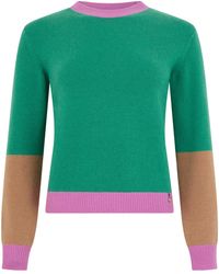 Herno - Colorblock Knitted Sweater - Lyst