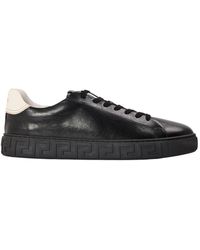 Versace - Solid Color Low Sneaker - Lyst