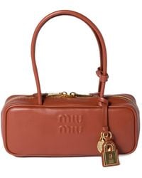 Miu Miu - Beau Leather Bag - Lyst