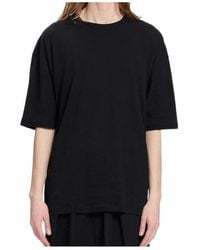 Ann Demeulemeester - Slogan-Print Cotton T-Shirt - Lyst