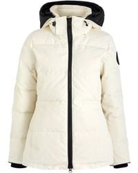 Canada Goose - Hooded, Waist-Cinched Down Jacket - Lyst