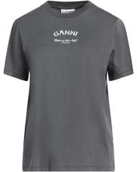 Ganni - T-shirt - Lyst