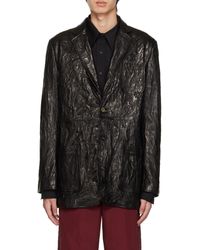 Acne Studios - Collared Buttoned Jacket - Lyst
