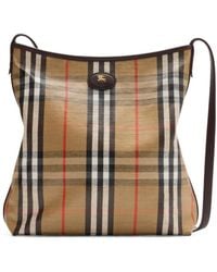 Burberry - Highlands Check-Pattern Zipped Tote Bag - Lyst