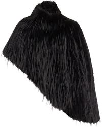 Loulou de Saison - Zari Faux-Fur Cape - Lyst