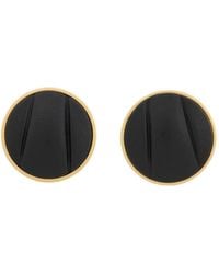 Chloé - Chloé Round Pleats Clip-On Earrings - Lyst