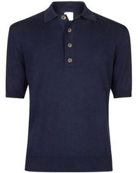 Eleventy - Button Short-Sleeve Polo Shirt - Lyst