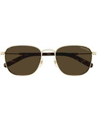 Montblanc - Eyewear Square Frame Sunglasses - Lyst