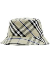Burberry - Vintage Check Equestrian Knight Motif Bucket Hat - Lyst