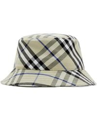 Burberry - Vintage Check Equestrian Knight Motif Bucket Hat - Lyst