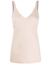 Brunello Cucinelli - Slim-Fit V-Neck Tank Top - Lyst