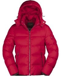Moorer - Zip-Up Hooded Down Coat - Lyst