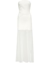 David Koma - Bridal Strapless Gathered Cady Gown - Lyst