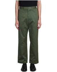 Thom Browne - Rwb Stripe Detailed Straight Leg Pants - Lyst