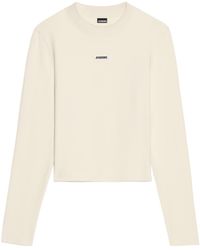 Jacquemus - Logo Patch Long-Sleeved Top - Lyst