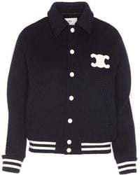 Celine - Triomphe Teddy Jacket - Lyst