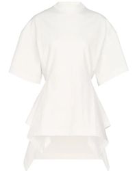 Alaïa - Alaïa Panelled T-Shirt - Lyst