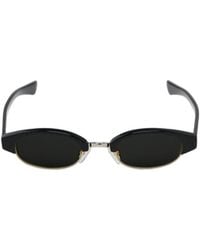 McQueen - Eyewear Ellipse Frame Sunglasses - Lyst