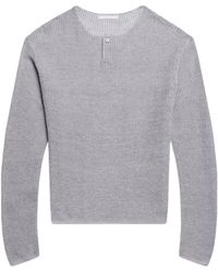 Helmut Lang - Textured Henley - Lyst