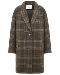 Isabel Marant - Isabel Marant Étoile Limiza Checkered Coat - Lyst