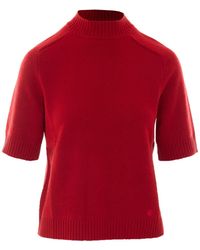 Loulou de Saison - Ruth High-Neck Knitted Top - Lyst