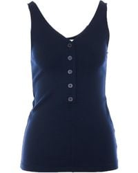 AURALEE - Sleeveless Vest - Lyst